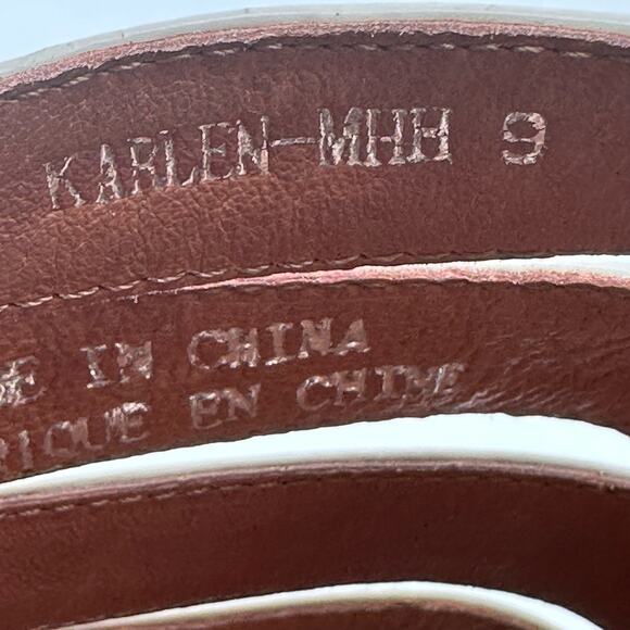 Jeffrey Campbell Karlen Sandal Cut Out Back Zip Ankle Boots WMNS US9 Tan/Silver - Picture 7 of 7